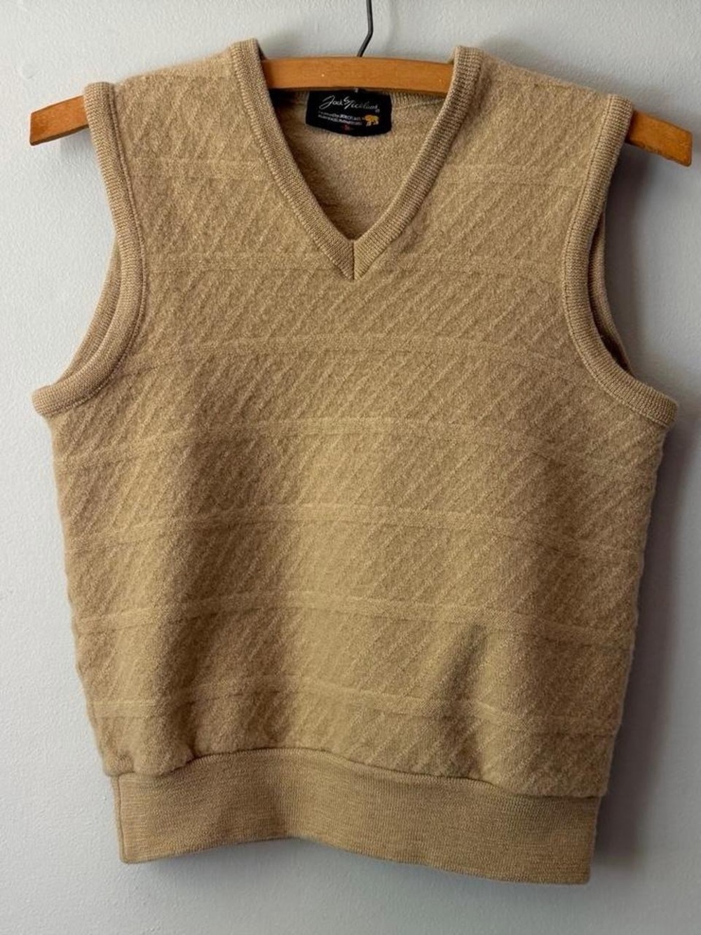 Vintage Jack Nicklaus wool sweater vest